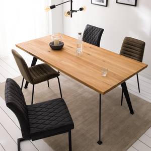 Tavolo da pranzo MilingWOOD Rovere massello/Metallo - Rovere - Larghezza: 180 cm