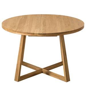 Houten eettafel VOKSA massief eikenhout - eikenhout