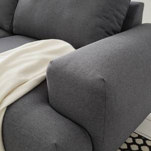 Sofa Nampa II (3-Sitzer) Webstoff - Hellgrau