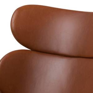 Fauteuil Montola VII Imitation cuir - Cognac