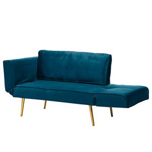 Schlafsofa Behram III Samt - Marineblau