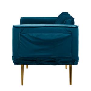 Slaapfauteuil Behram III fluweel - Marineblauw