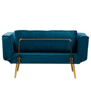 Canapé convertible Behram III Velours - Bleu marine