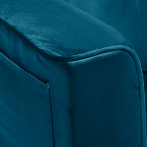 Schlafsofa Behram III Samt - Marineblau