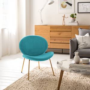 Fauteuil Zadar I Velours - Turquoise