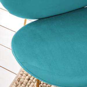 Fauteuil Zadar I Velours - Turquoise