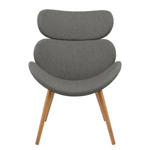 Fauteuil Montola V geweven stof - lichtgrijs