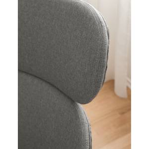 Fauteuil Montola V geweven stof - lichtgrijs