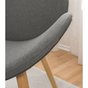 Fauteuil Montola V geweven stof - lichtgrijs