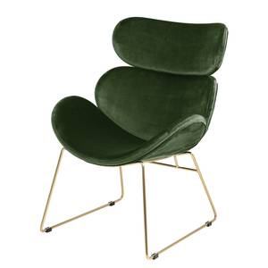 Fauteuil Montola VI fluweel - antiekgroen