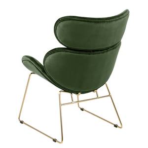 Fauteuil Montola VI fluweel - antiekgroen