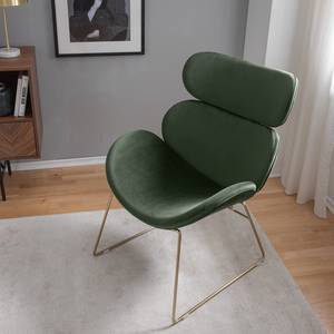 Fauteuil Montola VI Velours - Vieux vert