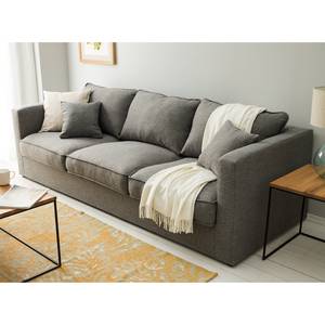 Sofa Dunard (3-Sitzer) Webstoff - Grau