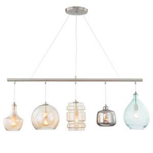 Suspension Brooklyn IV Métal / Verre - 5 ampoules