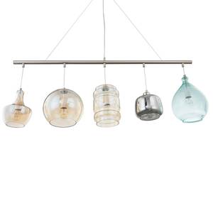 Suspension Brooklyn IV Métal / Verre - 5 ampoules