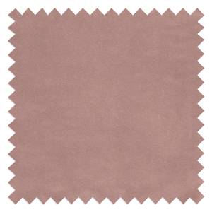 Eetkamerstoelen Bonito (set van 2) fluweel/ijzer - zwart - Oud pink