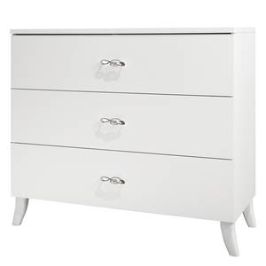 Commode Soyana Blanc - Bois manufacturé - 104 x 92 x 46 cm