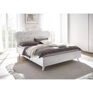 Bed Kamenka Wit - Plaatmateriaal - Kunstleer - 210 x 123 x 205 cm