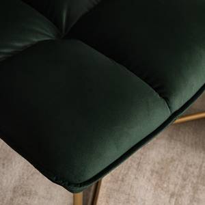 Loungefauteuil Romy fluweel - donkergroen