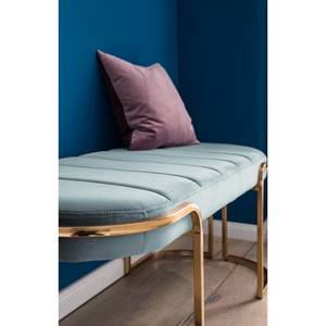 Banc Venette Velours - Bleu gris