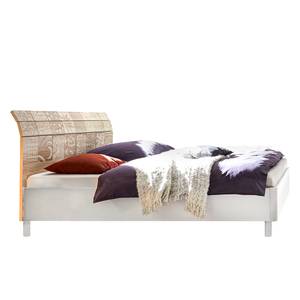 Bed Laussonne II Wit/Sonoma eikenhouten look - 160 x 200cm