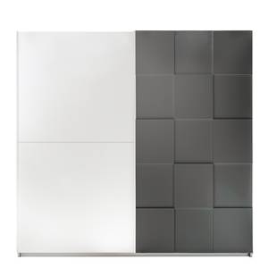 Chambre complète Coux (4 élém.) Blanc / Graphite - Largeur : 220 cm