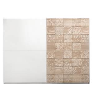 Chambre complète Laussonne II (4 élém.) Blanc / Imitation chêne de Sonoma - Largeur : 275 cm