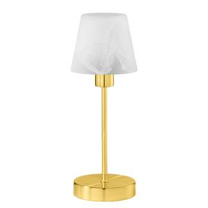 Tafellamp Luis melkglas/messing - 1 lichtbron - Goud
