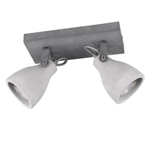 Plafonnier Concrete Aluminium - 2 ampoules - Nb d'ampoules : 2