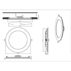 Spot encastrable Pindos Aluminium - 1 ampoule - Blanc