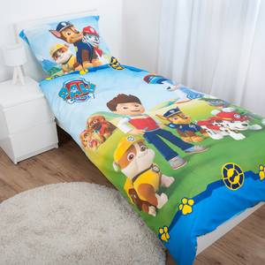 Parure de lit Paw Patrol Coton - Multicolore - 135 x 200 cm + oreiller 80 x 80 cm