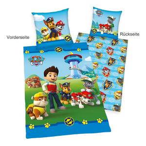 Beddengoed Paw Patrol katoen - meerdere kleuren - 135x200cm + kussen 80x80cm