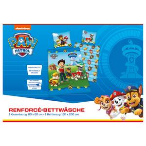 Beddengoed Paw Patrol katoen - meerdere kleuren - 135x200cm + kussen 80x80cm