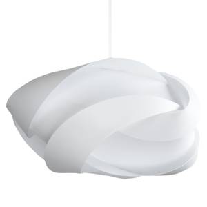 Hanglamp Ribbon Mini metaal/kunststof - 1 lichtbron - Wit