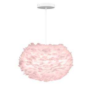 Hanglamp Eos III veren/kunststof - 1 lichtbron - Wit/roze