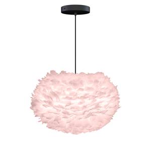 Hanglamp Eos III veren/kunststof - 1 lichtbron - Zwart/roze