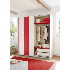 Lade-element Enjoy Rood - Wit - Plaatmateriaal - 87 x 38 x 44 cm