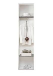 Garderobe Enjoy Weiß / Grau - Höhe: 205 cm