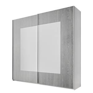 Schwebetürenschrank Enjoy II Weiß / Grau - 243 x 230 cm