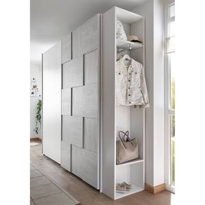 Garderobe Enjoy Weiß / Grau - Höhe: 230 cm