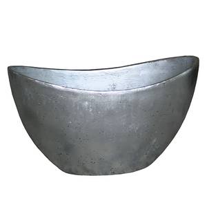 Decoschaal Magna polystone - Zilver