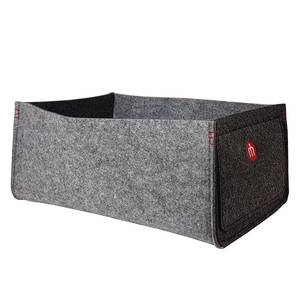 Boîte de rangement Fitje Polyester - Gris - 39 x 26 cm