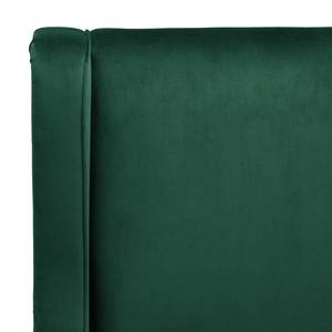 Fauteuil Mirina I fluweel - Velours Ravi: Antiek groen - Zwart