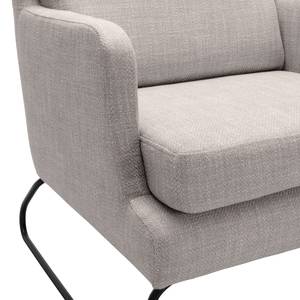 Fauteuil Kopu I Tissu - Tissu Noela: Gris clair