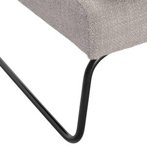 Fauteuil Kopu I Tissu - Tissu Noela: Gris clair