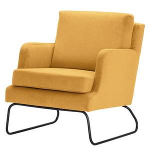 Fauteuil Kopu I Tissu - Microfibre Sela: Jaune maïs