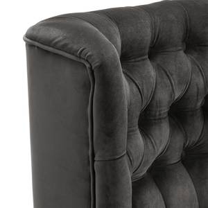 Fauteuil Farida I Velours - Velours Ravi: Gris