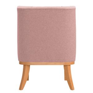 Fauteuil Farida I Velours - Tissu Voer: Rosé