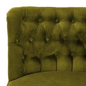 Fauteuil Farida I fluweel - Velours Ravi: Avocado