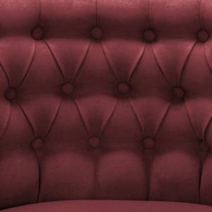 Fauteuil Farida I fluweel - Microvezel Yona: Bordeaux